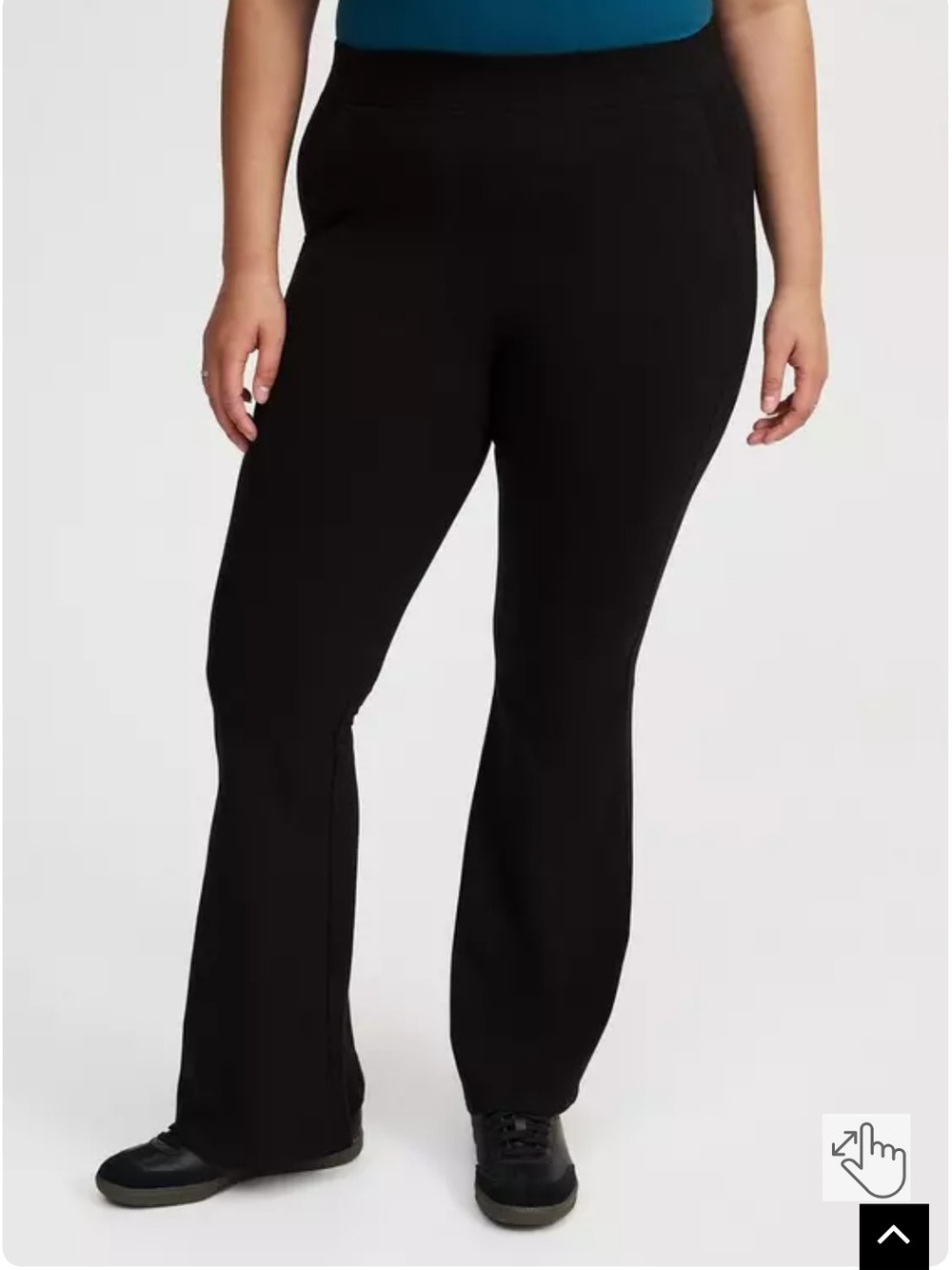 Torrid 6x Black Full-Lengrh Flare Leggings